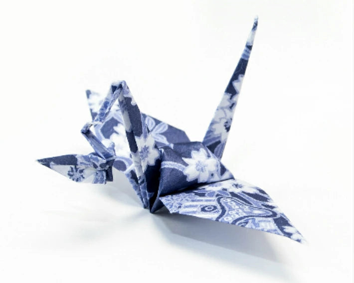 折鶴キット 拾餌-2(えひろい・Ehiroi)(TSUNAGARUORIZURU 折鶴 DIY 折り紙 つながる折鶴 型紙 無形文化財桑名の千羽鶴 連鶴)